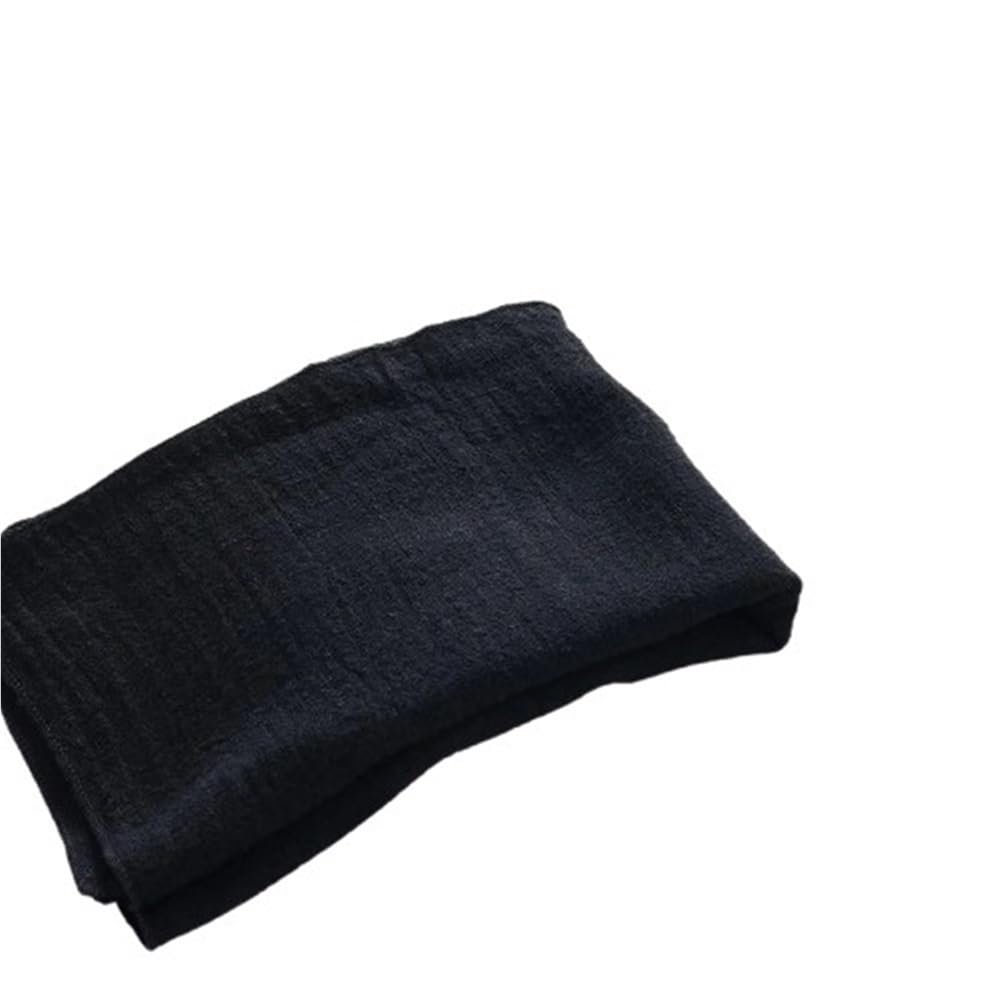 TGDGFKIAS Cotton Gauze Cloth Napkins, 50-Pack, 30 x 30 cm, Black