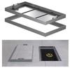 Wzmazingly Recessed Access Hatch Cover with Concealed Handle, 304 Stainless Steel Frame, 50 x 35 x 5 cm view 1