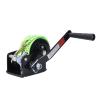 Yumili 600 lb Hand Winch with 5 m Polyester Strap and Dual-Way Ratchet Hook view 1