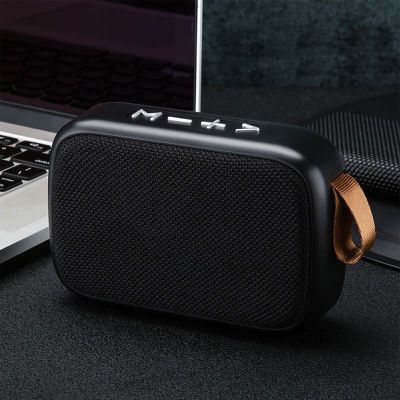 Portable Speaker with Bluetooth Sound, Multifunctionality, and Hand Strap - Black