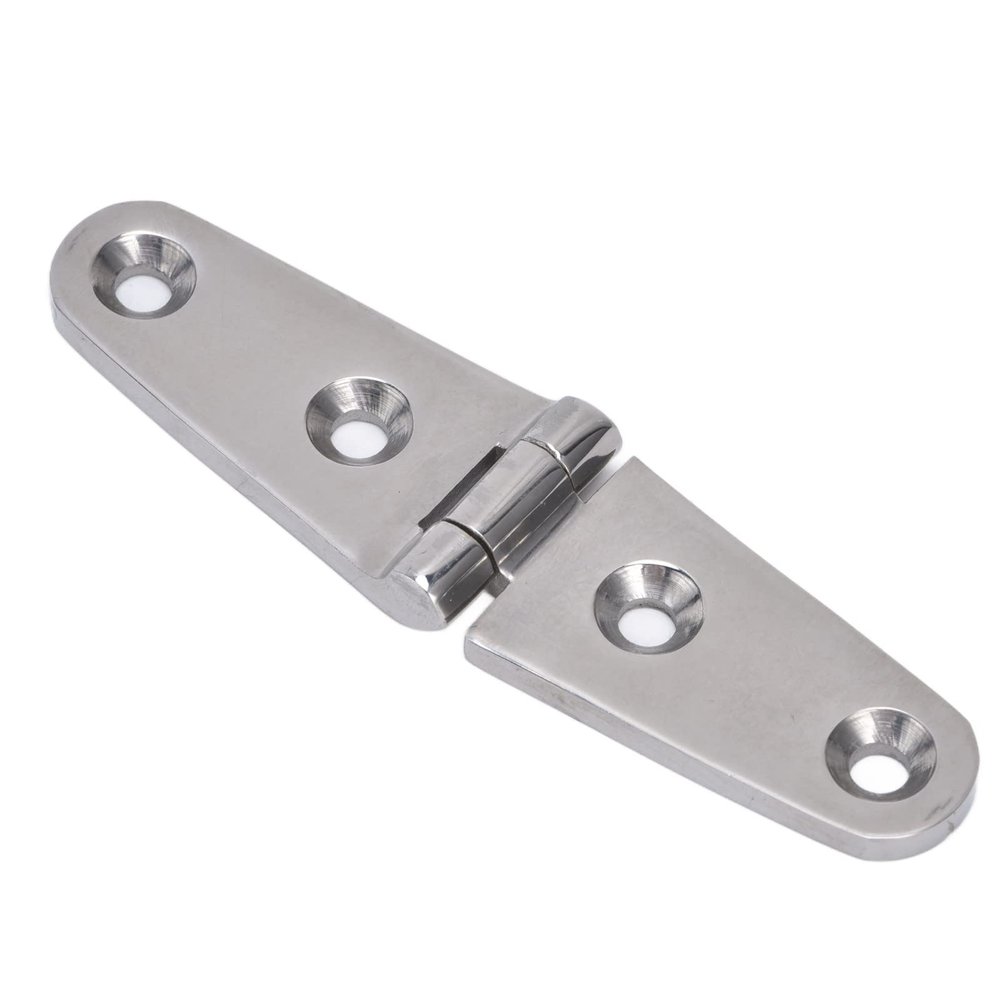 Baxnore ZY HY 010 4.1 × 1.1 × 0.2 Hatch Hinge, 316 Stainless Steel Bearing Hinge