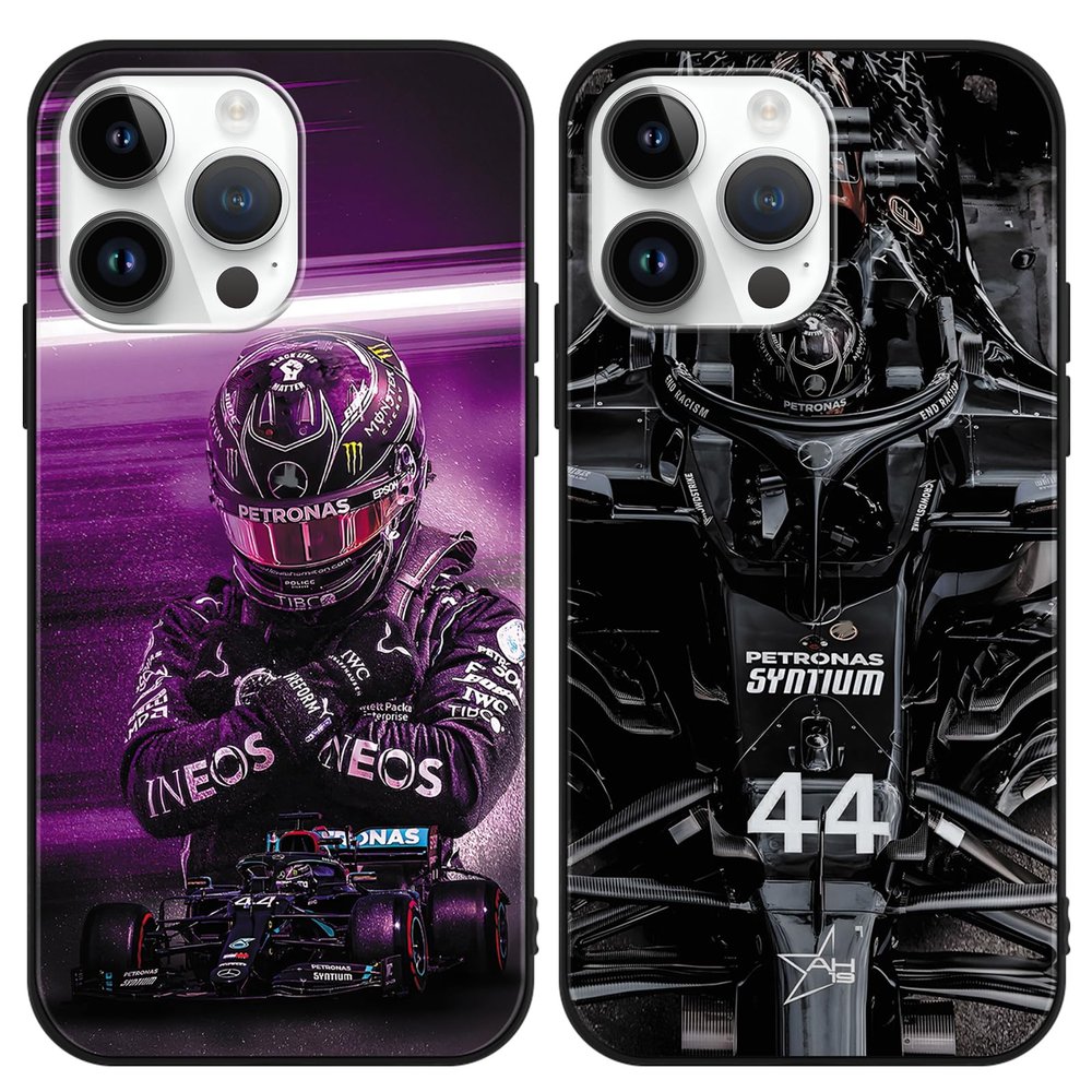 TBNMBGY 2-Pack Cases for Samsung Galaxy A23 5G, 6.6-Inch, Black Ultra-Thin Soft TPU Silicone Bumper Case with F1 Formula 1 Racing Pattern