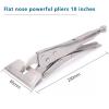 CLLBANT 10-Inch D-Type Woodworking Clamp, 45 Steel Flat Pliers view 2