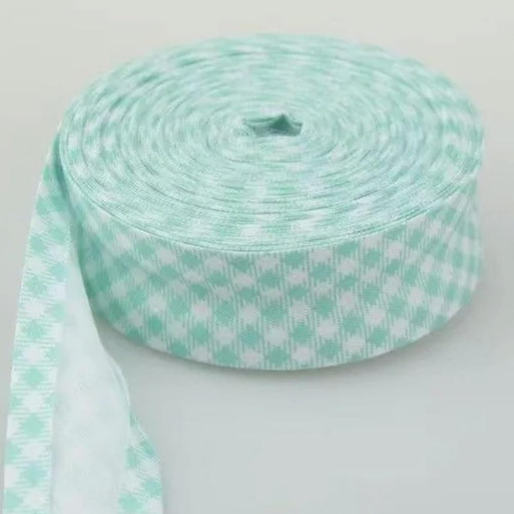 CIVIOOH 25 mm Cotton Bias Tape, Single-Fold Bias Binding, Cross-Grain Series, Craft and Sewing Fabric Tape, 5 m/Roll