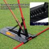 Qzdtue Golf Alignment Sticks, Portable Multifunctional Swing and Posture Trainer, 1.05 x 1.05 cm view 3