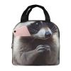 MKNAZ Insulated Lunch Bag with Cute Raccoon Design view 1