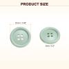 QUARKZMAN 10-Pack 25 mm Light Green 4-Hole Resin Buttons view 2