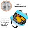 MKNAZ Insulated Lunch Bag with Tropical Beach Plant Print view 4