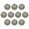 QUARKZMAN 12-Piece Khaki Resin Buttons, 23 mm, 4-Hole Round Sewing Buttons view 1