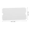 Acrylic Concert Ticket Blanks for Sublimation Printing, White, Single-Sided view 2