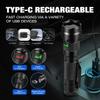 UltraFire Rechargeable 395 nm UV Flashlight, 15 W, 3 UV LEDs view 3