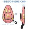 VAPOKF Table Tennis Paddle Case, Lover Banana Ping-Pong Paddle Bag, Paddle Case with Pocket for 4–5 Balls view 4