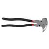 HOMSFOU Metal Nail Puller Pliers with Comfortable Grip and Hammer Function, Black view 1