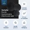 diconfa PROFILINE NBR Round Rubber Mat, 460 mm Diameter, 8 mm Thick view 3