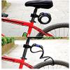 Bike Lock with LED Light, 4-Digit Combination, Steel Cable, 120 cm / 12 mm view 3