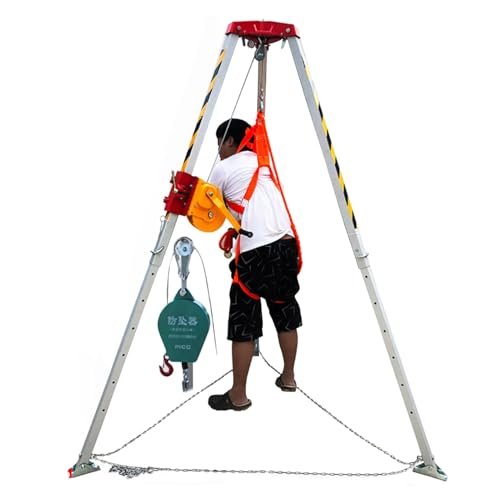 Confined-Space Rescue Tripod with Winch