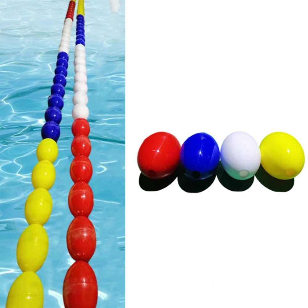 Blue/Yellow/Red/White Pool Lane Divider Rope
