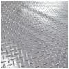 Garage Floor Protector, Embossed Diamond Plate Vinyl Roll, Gray (W × L) view 1