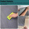 Garage Floor Protector, Embossed Diamond Plate Vinyl Roll, Gray (W × L) view 4
