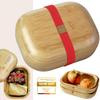 Pure Bamboo Lunch Box with Strap, 1,000 ml view 1