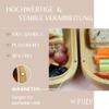 Pure Bamboo Lunch Box with Strap, 1,000 ml view 2