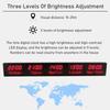 5-City LED World Time Zone Clock with 3-Level Brightness, Automatic GPS Calibration and Power-Off Memory view 4