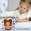 Girls' Makeup Coloring Book, Thick Paper, Stickers, Spiral-Bound, 20 Pages view 2