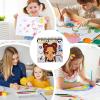 Girls' Makeup Coloring Book, Thick Paper, Stickers, Spiral-Bound, 20 Pages view 4