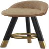 Hoowarm Round Bar Stool Covers with Backrest, Stretch Removable Washable Covers, 1/2/4-Piece Set (A1, 1 Piece) view 1
