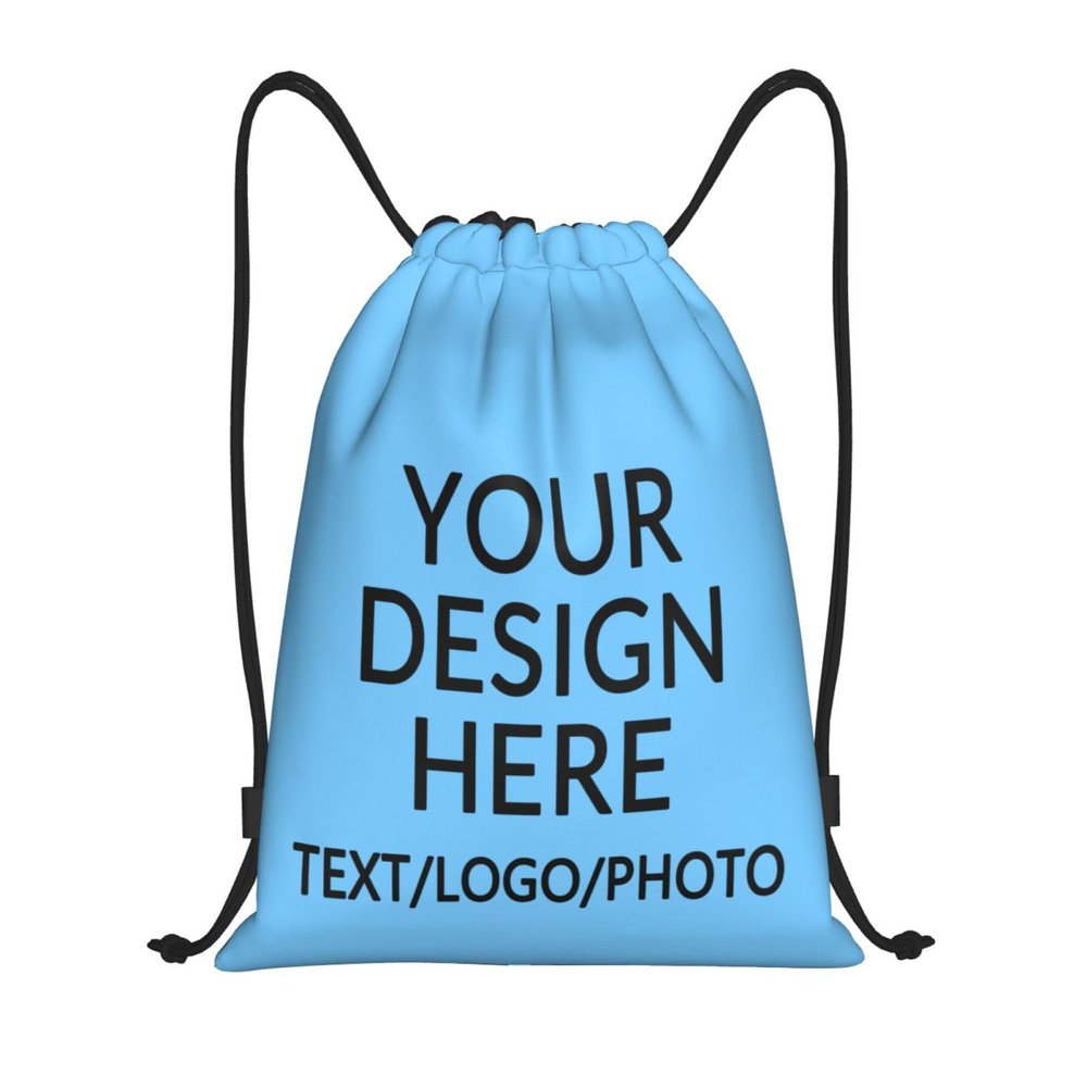 Personalized Drawstring Gym Bag with Logo