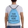 Personalized Drawstring Gym Bag with Logo view 2