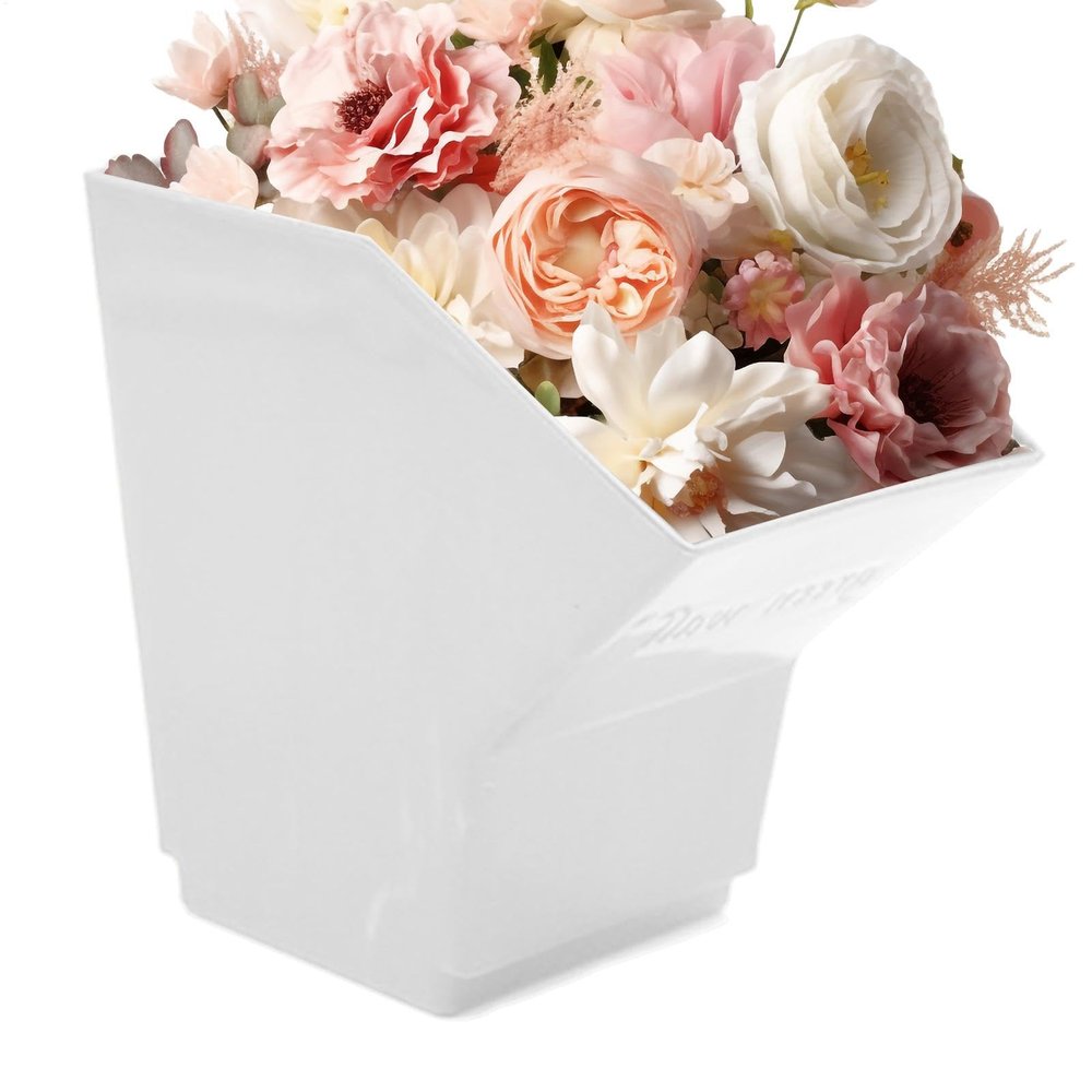 Uhngw Modern Square Space-Saving Wall-Mounted Planter