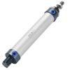 Pneumatic Cylinder, 25 mm Bore, 100 mm Stroke, Single Rod, Double-Acting view 3