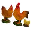 ifundom Small Realistic Resin Chicken Figurine for Miniature Scenes view 1