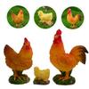 ifundom Small Realistic Resin Chicken Figurine for Miniature Scenes view 4