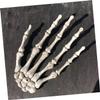 CAXUSD 2 Pairs Halloween Plastic Skeleton Hand Decorations, Left and Right Hands view 2