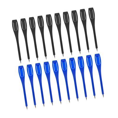 ibasenice 20-Piece Plastic Golf Score Markers for Practice and Competition