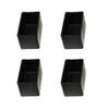 Anevous 8-Pack Plastic Chair Leg Caps, Non-Slip, Black, 30 x 60 mm view 1