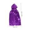 Women's Purple Satin Cape, Soft and Comfortable view 2