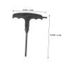 Gatuida 8-Piece T-Handle Skate Wheel Removal Wrench Set, Black view 4