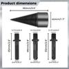Firewood Drill Handles, Carbon Steel, 3-Piece Attachment Set view 3