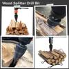 Firewood Drill Handles, Carbon Steel, 3-Piece Attachment Set view 4
