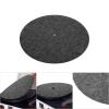 12-Inch Record Player Mat, Audiophile Wool Record Pad with Non-Slip Grooves for Standard Turntables, White/Black view 4