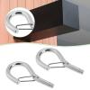 eMagTech 10-Pack M6 Hanging Screw Hooks with Spring Clip view 2