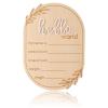 Gosknor Birth Announcement Sign, 15x10.5cm Hello World Wooden Sign view 1