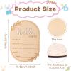 Gosknor Birth Announcement Sign, 15x10.5cm Hello World Wooden Sign view 2