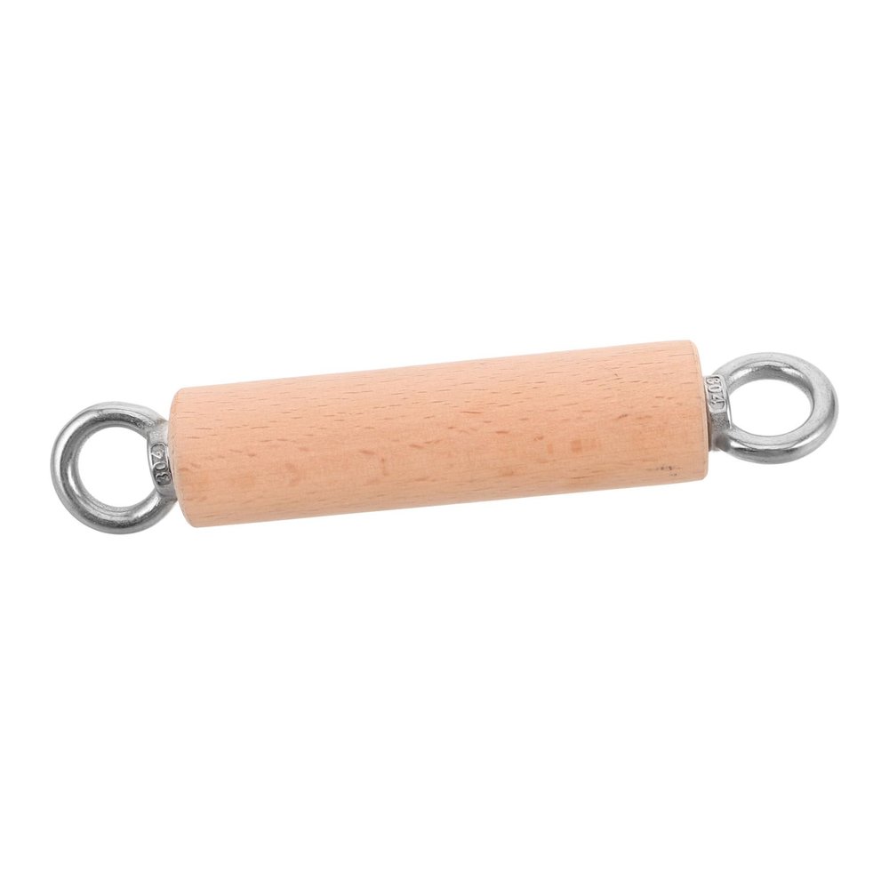 BESTonZON Pull Handles for Fitness Equipment, Compatible with Cable Systems and Rowing Machines, with Wooden Handles for Improved Grip Strength and Comfortable Workouts