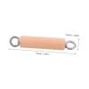 BESTonZON Pull Handles for Fitness Equipment, Compatible with Cable Systems and Rowing Machines, with Wooden Handles for Improved Grip Strength and Comfortable Workouts view 2