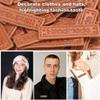 Agwuoetr 100 Pcs PU Leather Handmade Labels view 2