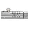 4-Digit Combination Slide Lock, Zinc Alloy, Silver view 2